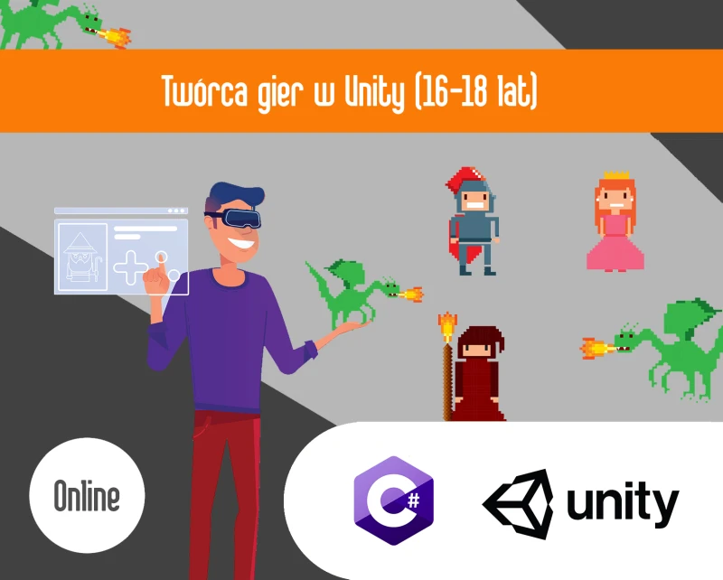 Twórca gier w Unity ONLINE