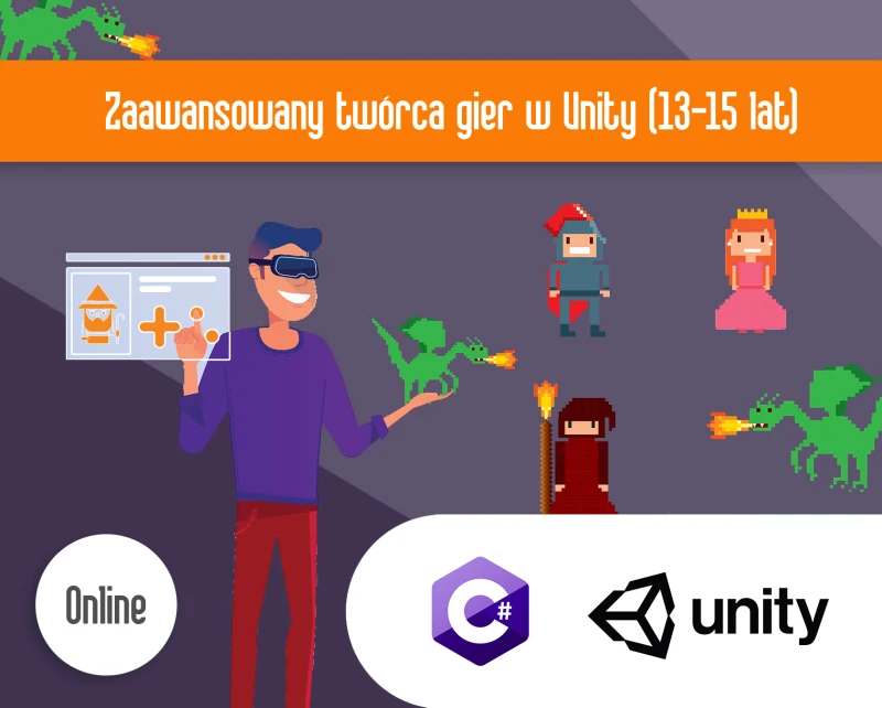 Zaawansowany twórca gier w Unity ONLINE